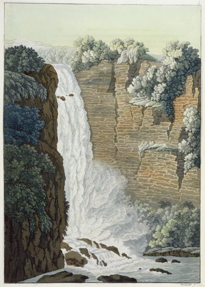 Tequendama Waterfall on the Bogota River, Colombia by Gerolamo Fumagalli